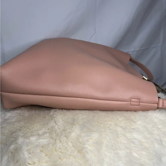 Pink and Gold Tote Bag Minimalist Design and Crossbody Strap - Like new! - Picture 3 of 9